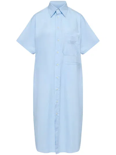 MM6 MAISON MARGIELA COTTON SHIRT DRESS