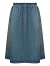 Mm6 Maison Margiela デニムスカート In Blue