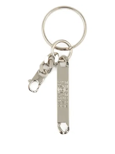 Mm6 Maison Margiela ナンバーモチーフ キーホルダー In Silver