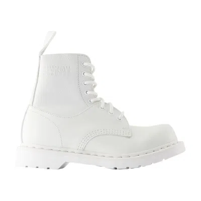 Mm6 Maison Margiela 1460 8-eye No Steel Toe Ankle Boots In Multi