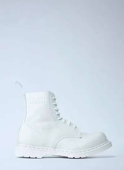 MM6 MAISON MARGIELA 1460 LEATHER BOOTS