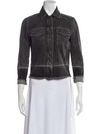Pre-owned Mm6 Maison Margiela 2014 Denim Jacket In Black