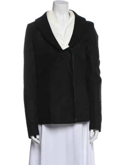 Pre-owned Mm6 Maison Margiela 2014 Faux Fur Jacket In Black