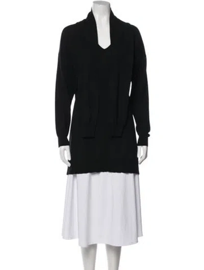 Pre-owned Mm6 Maison Margiela 2015 Wool Sweater In Black