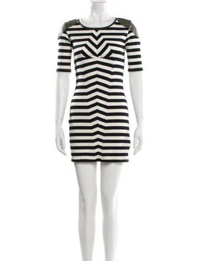 Pre-owned Mm6 Maison Margiela 2017 Mini Dress In Black