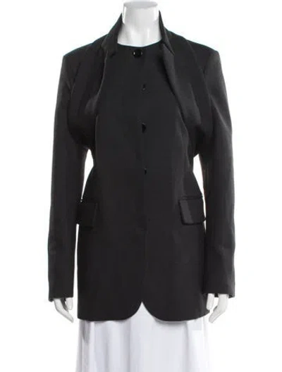 Pre-owned Mm6 Maison Margiela 2021 Blazer In Gray