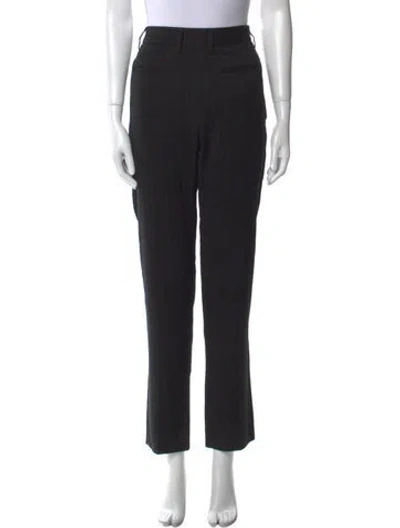 Pre-owned Mm6 Maison Margiela 2021 Straight Leg Pants In Black
