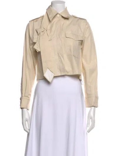 Pre-owned Mm6 Maison Margiela 2022 Long Sleeve Top In Neutral