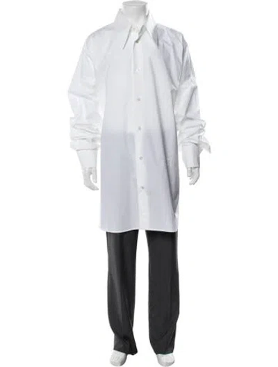 Pre-owned Mm6 Maison Margiela 2023 Long Sleeve Dress Shirt In White