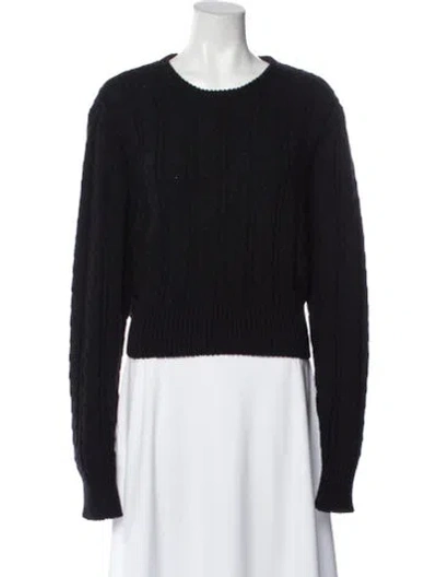 Pre-owned Mm6 Maison Margiela 2023 Scoop Neck Sweater In Black