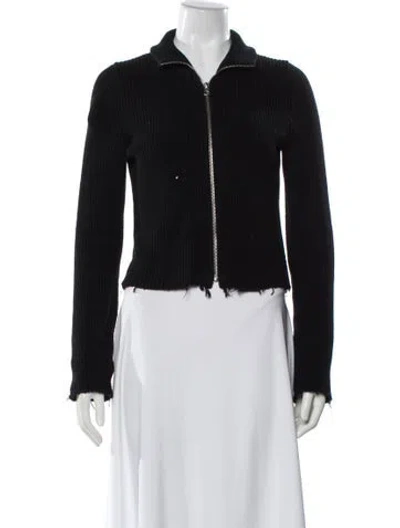 Pre-owned Mm6 Maison Margiela 2024 Biker Jacket In Black