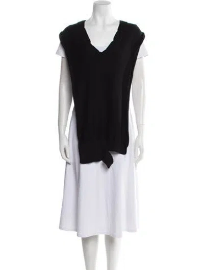 Pre-owned Mm6 Maison Margiela 2024 Stole In Black