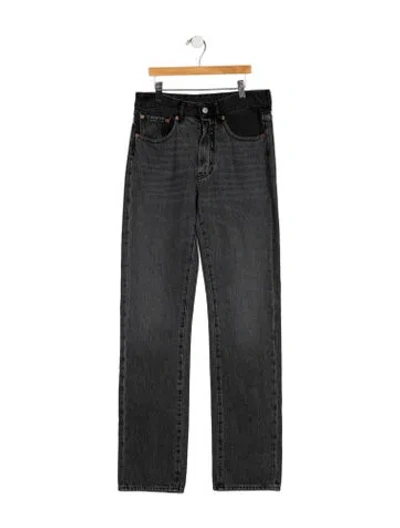 Pre-owned Mm6 Maison Margiela 2024 Straight Leg Jeans In Gray