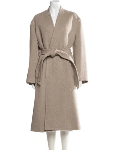 Pre-owned Mm6 Maison Margiela 2024 Wool Coat W/ Tags In Neutrals