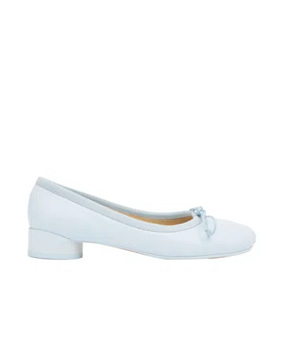 Mm6 Maison Margiela 30mm Anatomic Ballerinas In Baby Blue