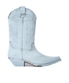 Mm6 Maison Margiela 40mm Leather Boots In Blue