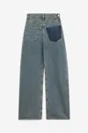Mm6 Maison Margiela 5 Pocket Jeans In Blue