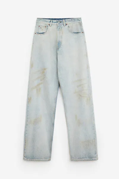 Mm6 Maison Margiela 5 Pocket Jeans In Blue
