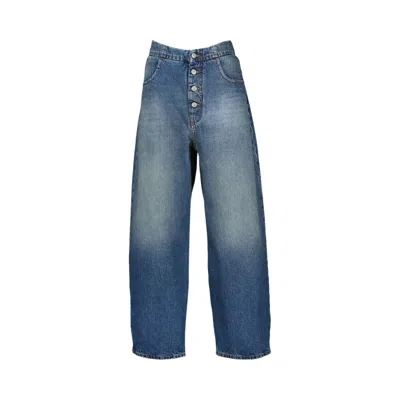 Pre-owned Mm6 Maison Margiela 5 Pocket Pants 'light Blue' | Women's Size 28