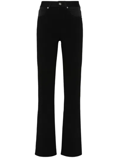Mm6 Maison Margiela Single-stitch Trousers In 900 Black