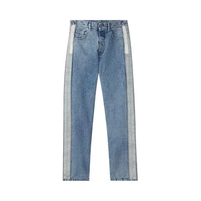 Pre-owned Mm6 Maison Margiela 5 Pockets Denim Pants 'medium Blue' | Men's Size 30