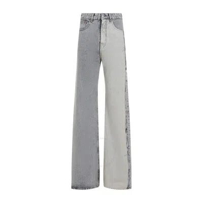 Mm6 Maison Margiela 5 Pockets Pants In Light Blue