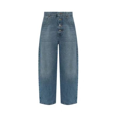 Pre-owned Mm6 Maison Margiela 5 Pockets Pants 'medium Blue'