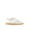 MM6 MAISON MARGIELA 6 COURT SNEAKERS - LEATHER - WHITE