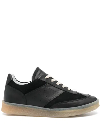 Mm6 Maison Margiela 6 Court Sneakers In Schwarz