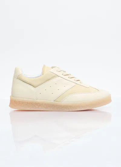 Mm6 Maison Margiela 6 Court Sneakers In Yellow
