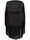 Mm6 Maison Margiela Fringed Top In ブラック