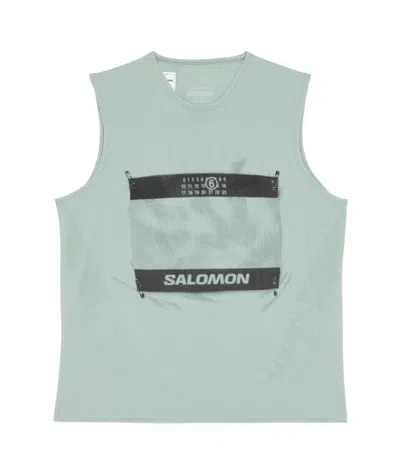 MM6 MAISON MARGIELA MM6 MAISON MARGIELA X SALOMON PATTERN-PRINTED TANK TOP
