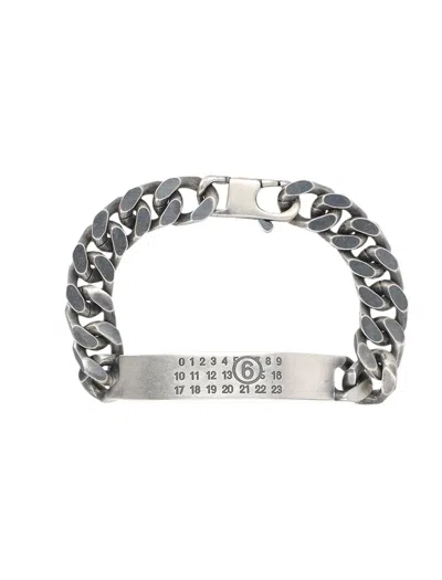 Mm6 Maison Margiela Accessories In Silver