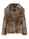 Mm6 Maison Margiela Mm6 By Maison Margiela Brown Acrylic Jacket In Brown