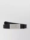 Mm6 Maison Margiela Mm6 By Maison Margiela Black Leather Belt In Black
