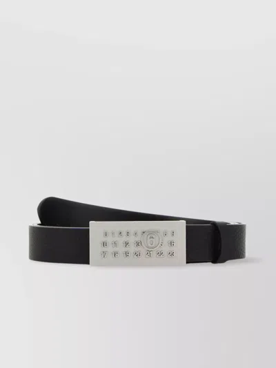 MM6 MAISON MARGIELA ADJUSTABLE LENGTH LEATHER BELT