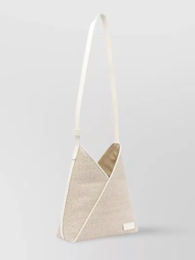 Mm6 Maison Margiela Adjustable Strap Triangular Shape Shoulder Bag