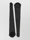 Mm6 Maison Margiela Agnelle Long Three-finger Gloves Collection In Blue