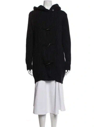 Pre-owned Mm6 Maison Margiela Alpaca Jacket In Black