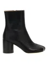 Mm6 Maison Margiela Mm6 By Maison Margiela Ankle Boots With Distinctive Seam Detail And Block Heel In Black