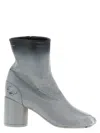 Mm6 Maison Margiela Anatomic Ankle Boots In Gray