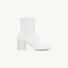 Mm6 Maison Margiela Anatomic Ankle Boots In White