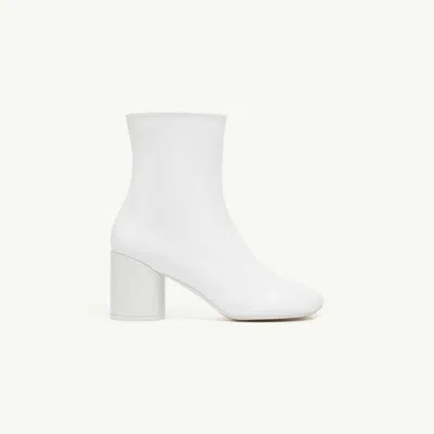 Mm6 Maison Margiela Anatomic Ankle Boots In White