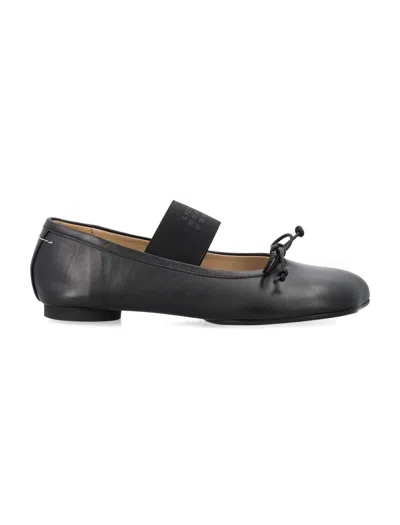 Mm6 Maison Margiela Anatomic Ballerina Strap In Black