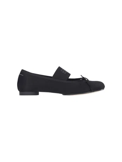 Mm6 Maison Margiela Anatomic" Ballet Flats - Black