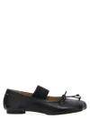 Mm6 Maison Margiela Anatomic Flat Shoes Black