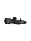 Mm6 Maison Margiela Smooth Leather Anatomical Ballerina In Black