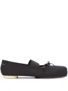 Mm6 Maison Margiela Anatomic Ballet Flats Black