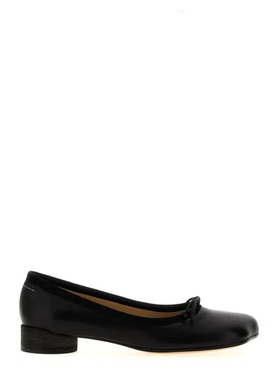 Mm6 Maison Margiela Anatomic' Ballet Flats In Black