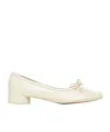 Mm6 Maison Margiela Beige Anatomic Classic Ballerina Flats In White